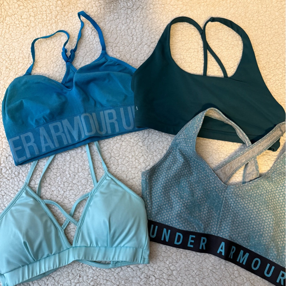 Under Armour Sports Bra Set - Blue and Green